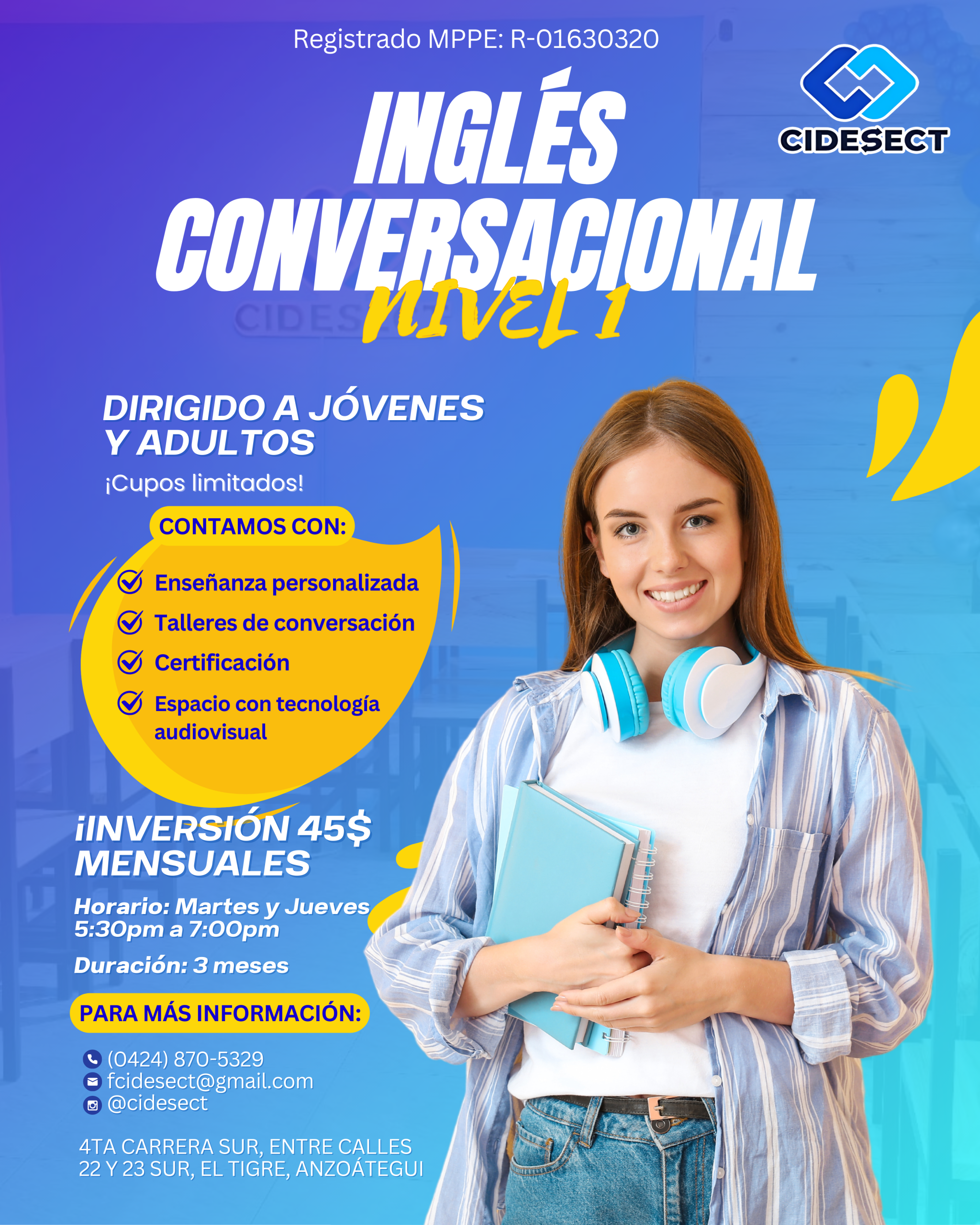 INGLÉS CONVERSACIONAL NIVEL 1